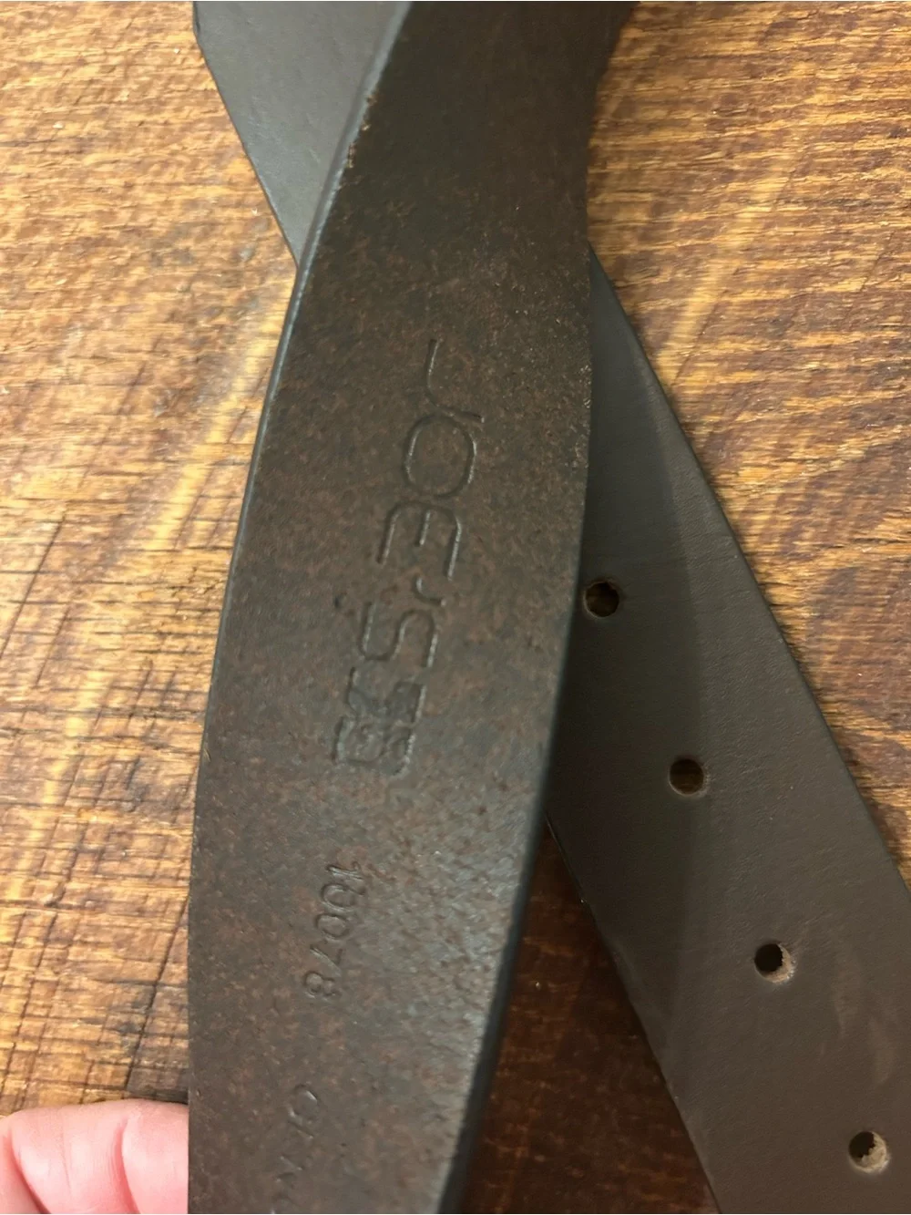 Joe’s Jeans Men’s Leather Belt size 38